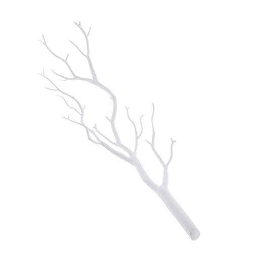 Baoblaze Landschaftsmodell Künstlicher Zweig AST Dekozweig Dekoast aus, Weiß von Baoblaze