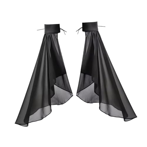 Baoblaze Lange Tüllärmel Kostümzubehör für Hochzeits Halloween Cosplay abnehmbar, Schwarz von Baoblaze