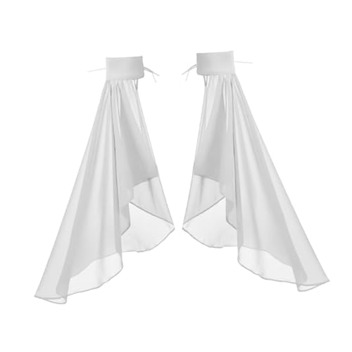 Baoblaze Lange Tüllärmel Kostümzubehör für Hochzeits Halloween Cosplay abnehmbar, Weiß Baoblaze Lange Tüllärmel Kostümzubehör für Hochzeits Halloween Cosplay abnehmbar, Weiß von Baoblaze