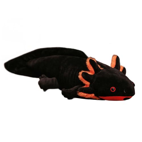 Baoblaze Lebensechtes Axolotl-Plüsch-Wurfkissen, Axolotl-Stofftier, Axolotl-Plüschtier, 45 cm, für Teenager, Jungen, Mädchen, Kinder, Schwarz Baoblaze Lebensechtes Axolotl-Plüsch-Wurfkissen, Axolotl-Stofftier, Axolotl-Plüschtier, 45 cm, für Teenager, Jungen, Mädchen, Kinder, Schwarz von Baoblaze