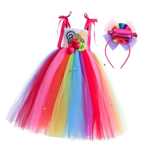 Baoblaze Mädchen-Süßigkeitskleid, Lutscherkleid, buntes Tüllkleid, Prinzessinnen-Kleid für Feiertags-Themenparty, Maskerade, Halloween-Hochzeit, 120 Baoblaze Mädchen-Süßigkeitskleid, Lutscherkleid, buntes Tüllkleid, Prinzessinnen-Kleid für Feiertags-Themenparty, Maskerade, Halloween-Hochzeit, 120 von Baoblaze