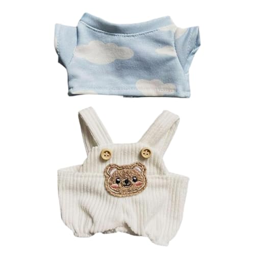 Baoblaze Mini-Puppenkleidung, Mädchen-Puppenkleidung, stilvoll mit Blumen-Kopfschmuck, Kleidung, Puppenkleid-Set für kleine Mädchen, Puppen, Anhänger, Puppe, Hosenanzug mit Hosenträgern Baoblaze Mini-Puppenkleidung, Mädchen-Puppenkleidung, stilvoll mit Blumen-Kopfschmuck, Kleidung, Puppenkleid-Set für kleine Mädchen, Puppen, Anhänger, Puppe, Hosenanzug mit Hosenträgern von Baoblaze