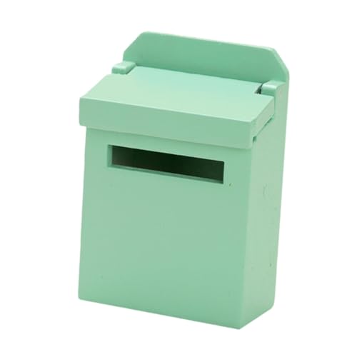Baoblaze Miniatur Briefkasten Aus Holz für Puppenhaus Dekoration, Grün Baoblaze Miniatur Briefkasten Aus Holz für Puppenhaus Dekoration, Grün von Baoblaze