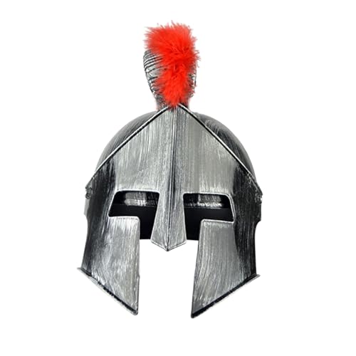 Baoblaze Mittelalter Soldat Cosplay Hut Mittelalter Helm Rollenspiel Männer Frauen Geschenk Einzigartige Ornament Kostüm Lustige Party Kostüm Hut, Silber von Baoblaze