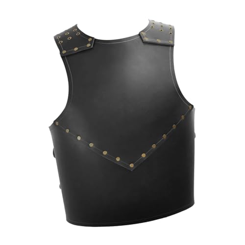 Baoblaze Mittelalterlicher Brustpanzer, verstellbar, Ritter-Brustpanzer, Kostüm für Cosplay, Halloween, Schwarz Baoblaze Mittelalterlicher Brustpanzer, verstellbar, Ritter-Brustpanzer, Kostüm für Cosplay, Halloween, Schwarz von Baoblaze