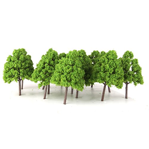Baoblaze Modellbau Bäume Spur N Modellbahn Layouts Zug Landschaft 9,5 cm von Baoblaze