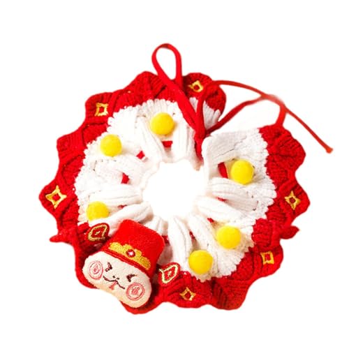 Baoblaze Neujahrskatzenhalsband, Kätzchenhalskette, Schal, Haustierzubehör, gestricktes Neujahrskatzenhalsband für Haustiere, L Baoblaze Neujahrskatzenhalsband, Kätzchenhalskette, Schal, Haustierzubehör, gestricktes Neujahrskatzenhalsband für Haustiere, L von Baoblaze