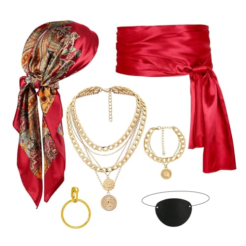 Baoblaze Piratenkostüm-Zubehör, Outfit, Verkleidung, Taillengürtel für Mottopartys, Halloween Baoblaze Piratenkostüm-Zubehör, Outfit, Verkleidung, Taillengürtel für Mottopartys, Halloween von Baoblaze