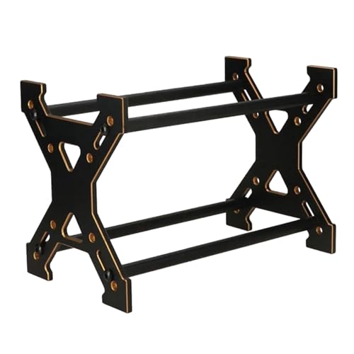 Baoblaze RC Auto Reifen Rack Langlebige Felgen Reifen Organizer Metall Regal für 1/24 1/18 Maßstab Hobby Modell Auto Teil, Gold von Baoblaze