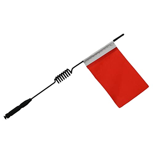 Baoblaze RC Car Dekoantenne mit Fahne für MN90 MN90K Fahrzeuge, ROT von Baoblaze