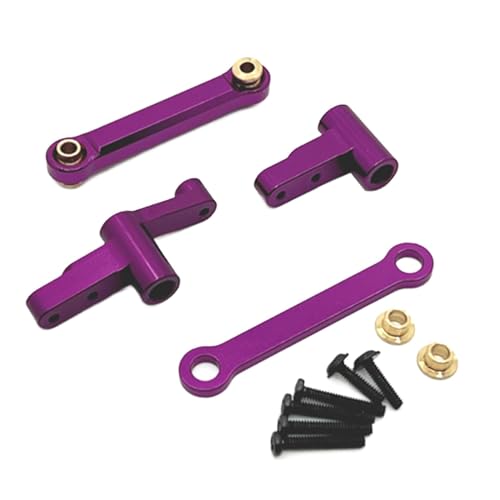 Baoblaze RC-Lenkgruppenbaugruppe, Upgrade-Teile, Teile, hochfester professioneller Ersatz für 1:14 14209 14210 RC-Autozubehör, violett von Baoblaze