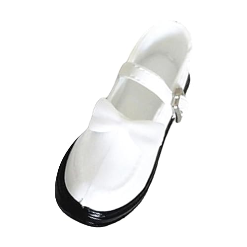 Baoblaze Schuhe für 1/6 Puppen mit Kugelgelenk, 12" weibliche Soldatenfiguren, Schuhe, Outfits, Schuhe mit flachem Boden für 1:6 BJD Puppen, 30 cm, weibliches, Weiß Baoblaze Schuhe für 1/6 Puppen mit Kugelgelenk, 12" weibliche Soldatenfiguren, Schuhe, Outfits, Schuhe mit flachem Boden für 1:6 BJD Puppen, 30 cm, weibliches, Weiß von Baoblaze