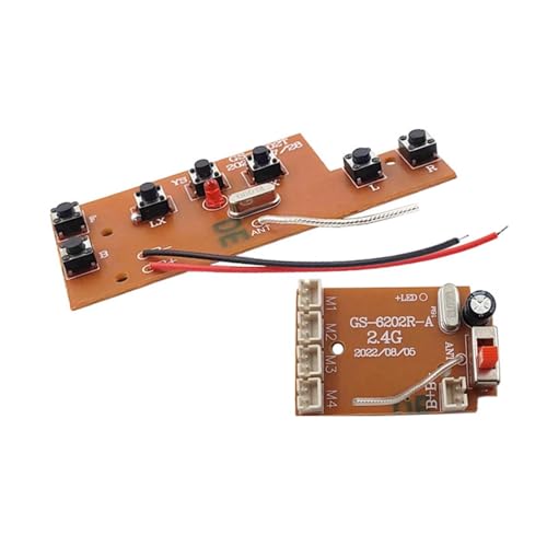 Baoblaze Sender- und Empfängermodul, 7-Kanal-Leiterplatte, passend für 7-Kanal-RC-Fernbedienungsspielzeug Baoblaze Sender- und Empfängermodul, 7-Kanal-Leiterplatte, passend für 7-Kanal-RC-Fernbedienungsspielzeug von Baoblaze