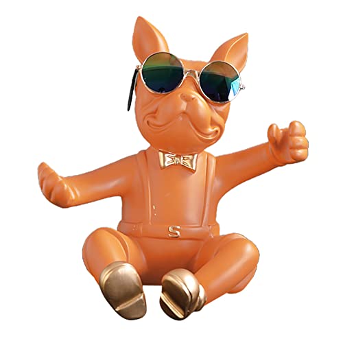 Baoblaze Tisch-Flaschenregal in niedlicher Hundeform mit Öffnerhalter, Tierstatuen, Aufbewahrungsständer, dekorativ für Speisekammer, Restaurant, Küche, ORANGE Baoblaze Tisch-Flaschenregal in niedlicher Hundeform mit Öffnerhalter, Tierstatuen, Aufbewahrungsständer, dekorativ für Speisekammer, Restaurant, Küche, ORANGE von Baoblaze