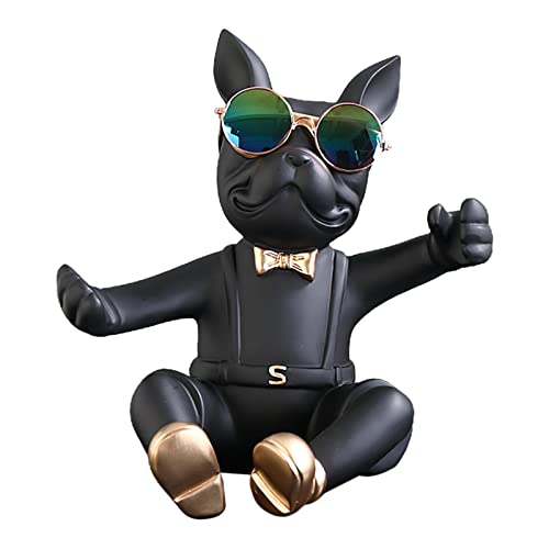 Baoblaze Tisch-Flaschenregal in niedlicher Hundeform mit Öffnerhalter, Tierstatuen, Aufbewahrungsständer, dekorativ für Speisekammer, Restaurant, Küche, Schwarz Baoblaze Tisch-Flaschenregal in niedlicher Hundeform mit Öffnerhalter, Tierstatuen, Aufbewahrungsständer, dekorativ für Speisekammer, Restaurant, Küche, Schwarz von Baoblaze