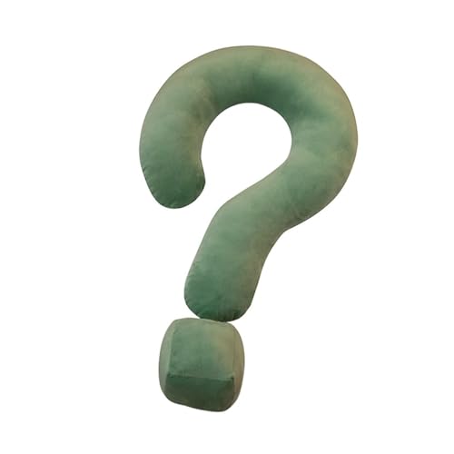 Baoblaze Weiches Dekokissen, Fragezeichen-Kissen, Umarmungskissen, Rückenstütze, Ornament, Bett, Sofa, Dekoration für Büro, Schlafzimmer, Grün Baoblaze Weiches Dekokissen, Fragezeichen-Kissen, Umarmungskissen, Rückenstütze, Ornament, Bett, Sofa, Dekoration für Büro, Schlafzimmer, Grün von Baoblaze