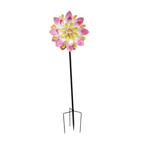 Baoblaze Windspinner, Garten-Windmühlenpfahl, dekorative, robuste Gartenskulptur, Windfänger für Terrasse, Innenhof, Hinterhof, Außendekoration Baoblaze Windspinner, Garten-Windmühlenpfahl, dekorative, robuste Gartenskulptur, Windfänger für Terrasse, Innenhof, Hinterhof, Außendekoration von Baoblaze