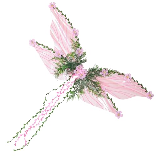 Baoqifong Elfenflügel, Schmetterlings Kostüm Flügel Mit 3D Blumen Und Blättern Deko, Verwandlungs Zubehör Für Bühnenauftritte Mottopartys Halloween Weihnachten Baoqifong Elfenflügel, Schmetterlings Kostüm Flügel Mit 3D Blumen Und Blättern Deko, Verwandlungs Zubehör Für Bühnenauftritte Mottopartys Halloween Weihnachten von Baoqifong