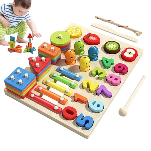 Baoqifong Passende Formen Steckspielzeug - Zähl- Und Steckspiel Mit Formen - Frühes Lernspielzeug Mit Mathe-Blöcken Für Vorschulkinder Und Mädchen Familie Baoqifong Passende Formen Steckspielzeug - Zähl- Und Steckspiel Mit Formen - Frühes Lernspielzeug Mit Mathe-Blöcken Für Vorschulkinder Und Mädchen Familie von Baoqifong