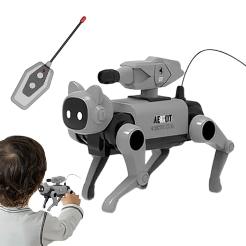 Baoqifong Roboter Hund,Interaktiver Roboter Hund Spielzeug - Lernspielzeug Für Geburtstag Feiertag Kinder Jugend Kindertag Weihnachten Schlafzimmer Klassenzimmer Vorschule Zuhause von Baoqifong