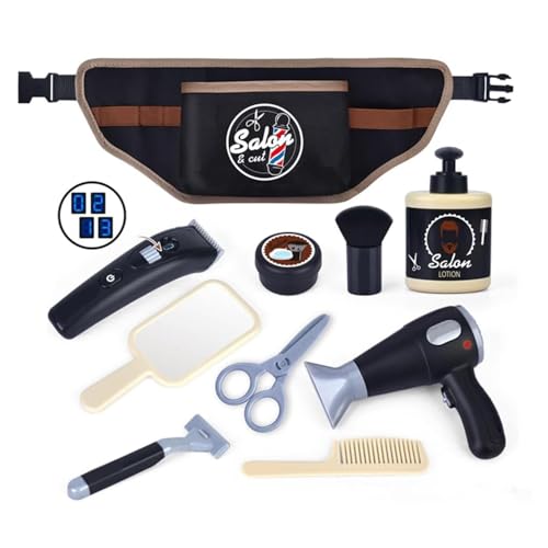 Kinder Friseur Set, Pretend Friseursalon Set, Friseurspielzeugset Mit Realistischem Föhn Und Anderem Zubehör, Spielzeug Für Den Kinderfriseursalon, Für Mädchen Und jungens, Party Ankleidespiel Kinder Friseur Set, Pretend Friseursalon Set, Friseurspielzeugset Mit Realistischem Föhn Und Anderem Zubehör, Spielzeug Für Den Kinderfriseursalon, Für Mädchen Und jungens, Party Ankleidespiel von Baoqifong