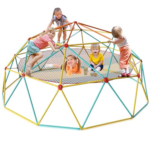 Baotree 3 m Kletterkuppel mit Kletternetz, Outdoor-Dschungel-Fitnessstudio für Kinder, unterstützt 453,6 kg, rostfreies Metall, Outdoor-Spielstruktur, ASTM-geprüft, einfache Montage Baotree 3 m Kletterkuppel mit Kletternetz, Outdoor-Dschungel-Fitnessstudio für Kinder, unterstützt 453,6 kg, rostfreies Metall, Outdoor-Spielstruktur, ASTM-geprüft, einfache Montage von Baotree