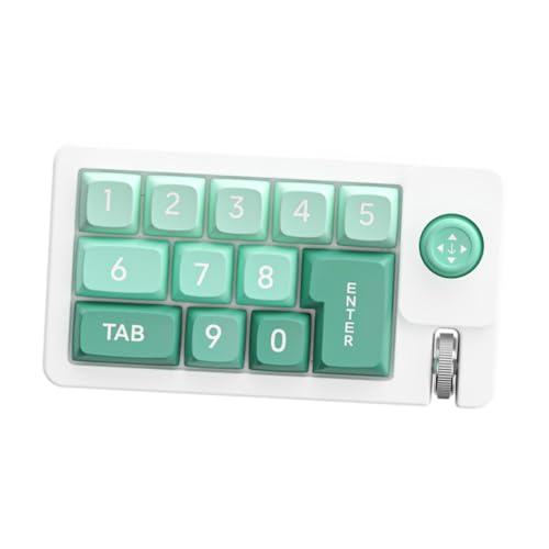 BaotyJie Mechanische Gaming - programmierbare 12 Number Pads Desktop Tragbare Metallrolle mit Joystick verkabelt für die Arbeit nach Hause , GrÜn BaotyJie Mechanische Gaming - programmierbare 12 Number Pads Desktop Tragbare Metallrolle mit Joystick verkabelt für die Arbeit nach Hause , GrÜn von BaotyJie