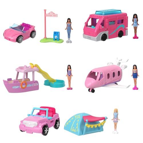 BARBIE Mini Barbieland Mini-Traumfahrzeug + eine Mini-Barbie zufälliges Modell von Barbie