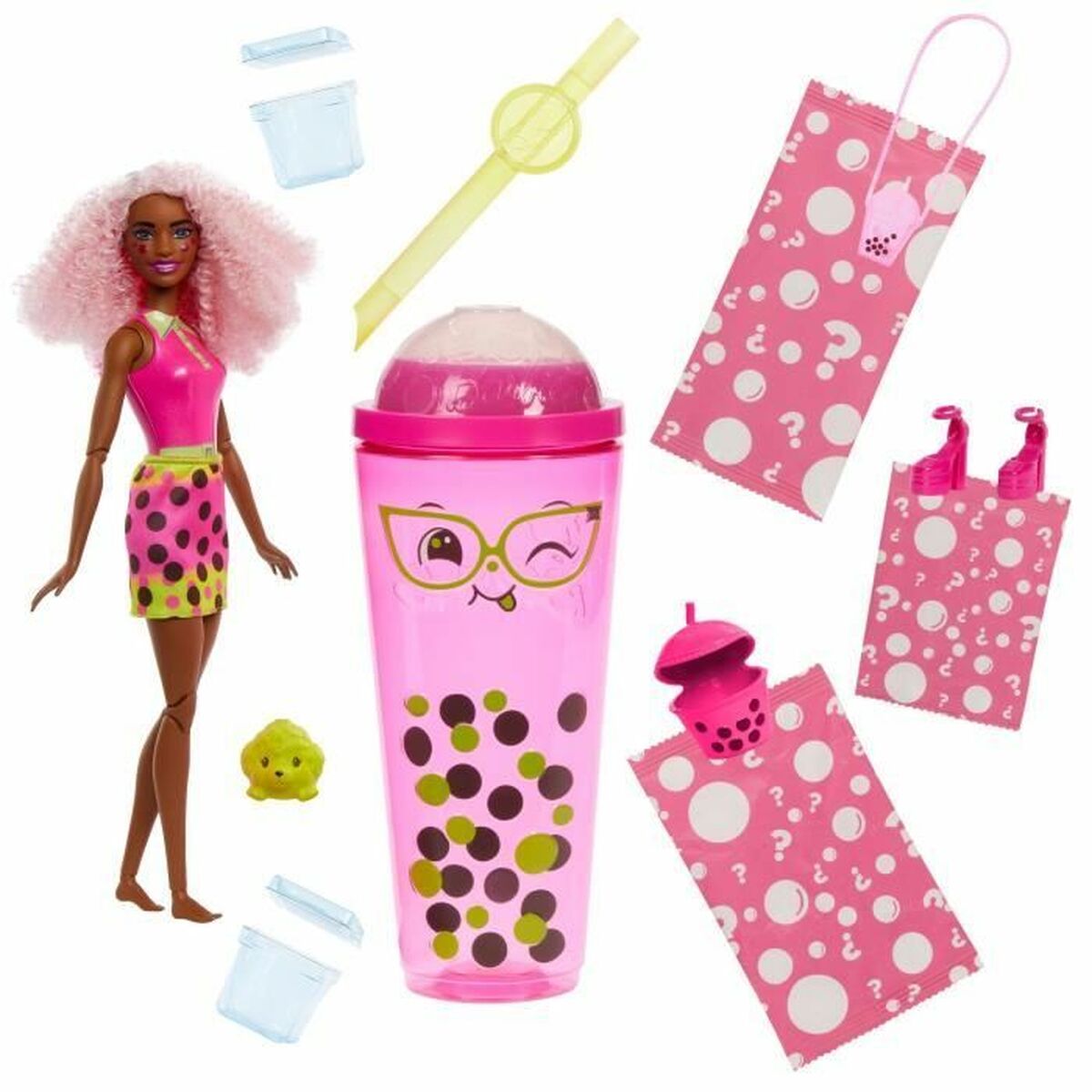 Babypuppe mit Zubehör Barbie Pop Reveal Scented Doll Bubble Tea Series von Barbie