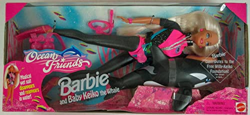 Barbie 1996 - Barbie & Baby Keiko ( Free Willy-Keiko ) - OVP von Barbie