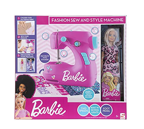 Barbie Naaimachine met pop von Barbie