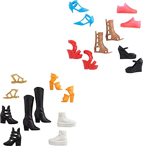 Barbie 900 GWB14 EA Shoes Accessories CDU, Multicolour von Barbie