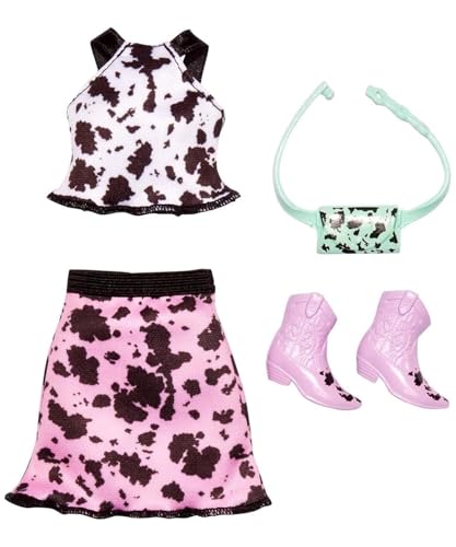 Barbie Mattel Kleidung Mode Full Look und Zubehör Mod Sdos (HJT18) von Barbie