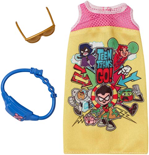 Barbie Clothes: Teen Titans Go! Character Dress for Barbie Doll & 2 Accessories Barbie Clothes: Teen Titans Go! Character Dress for Barbie Doll & 2 Accessories von Barbie