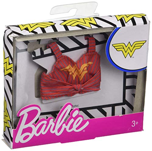 Barbie Clothes: Wonder Woman Character Top Dolls, Red & Gold Striped Tank with Logo Graphic, Gift for 3 to 8 Year Olds Barbie Clothes: Wonder Woman Character Top Dolls, Red & Gold Striped Tank with Logo Graphic, Gift for 3 to 8 Year Olds von Barbie