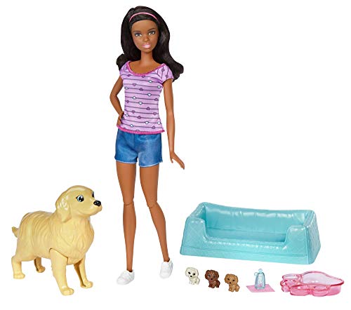Barbie – Coffret Geburt der Welpen # 1 Puppe Ankleidepuppe, fdd44 von Barbie
