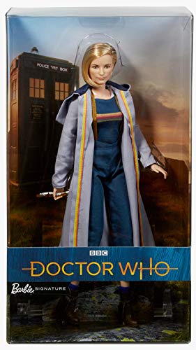 Barbie Collector FXC83 Doctor Who Puppe mit Schallschrauber, Mehrfarbig von Barbie