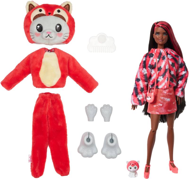 Barbie Cutie Reveal Puppe Animal Series Roter Panda von Barbie