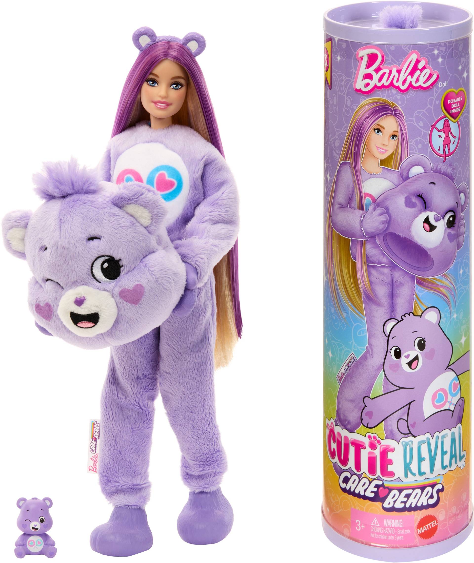Barbie Cutie Reveal Puppe Care Bears, Lila Barbie Cutie Reveal Puppe Care Bears, Lila von Barbie