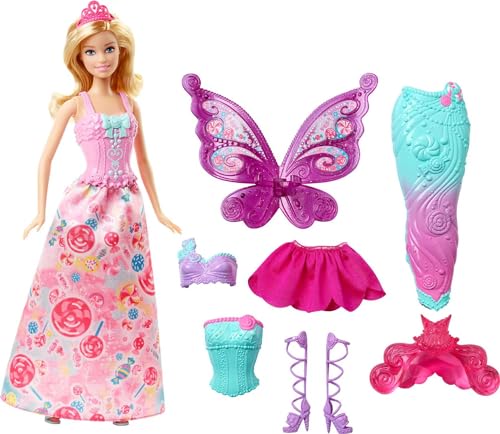 Barbie DHC39 - Modepuppen, 3-in-1 Fantasie Barbie Barbie DHC39 - Modepuppen, 3-in-1 Fantasie Barbie von Barbie