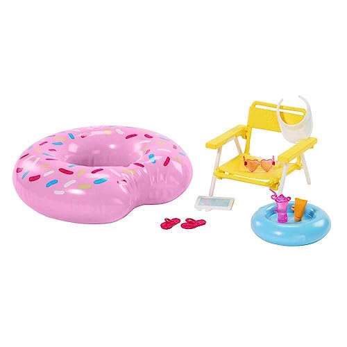 Barbie Das Filmset Spielset Pool mit Zubehör für Mädchen ab 3 Jahren, Mehrfarbig, HPT52 Barbie Das Filmset Spielset Pool mit Zubehör für Mädchen ab 3 Jahren, Mehrfarbig, HPT52 von Barbie