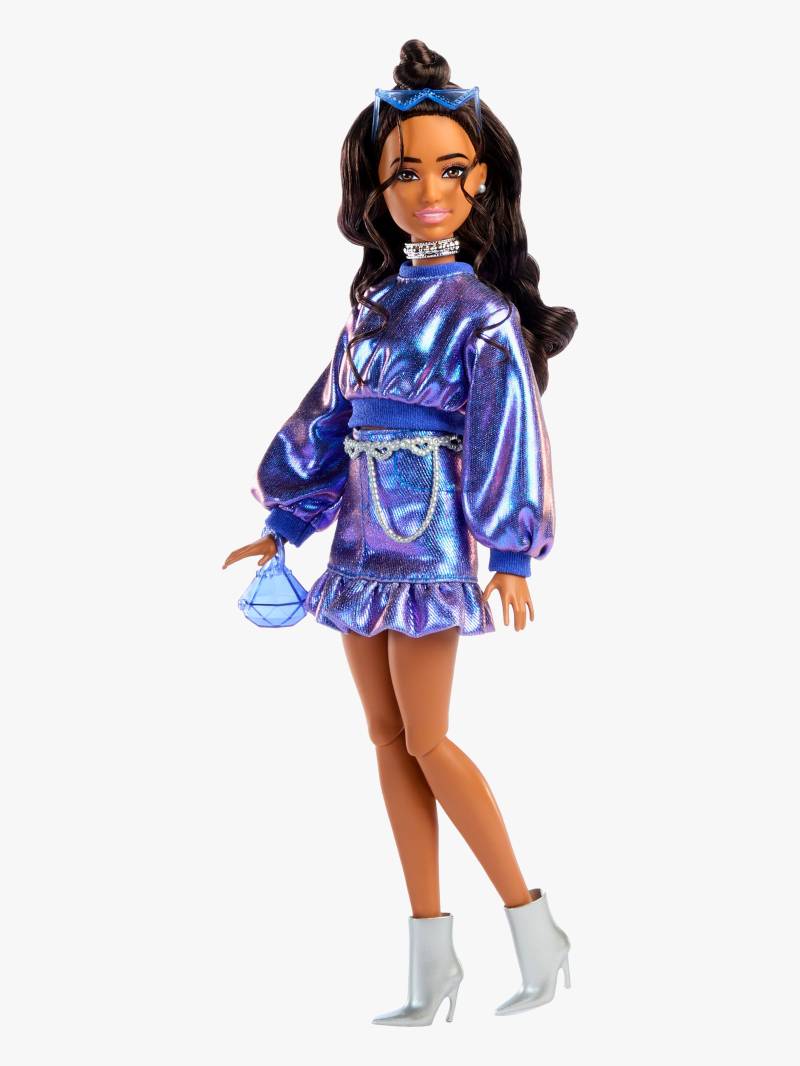Barbie Deluxe Style Puppe Blauem Outfit von Barbie