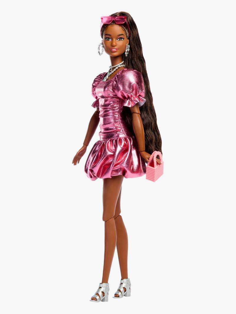 Barbie Deluxe Style Puppe mit Rosa Kleid von Barbie