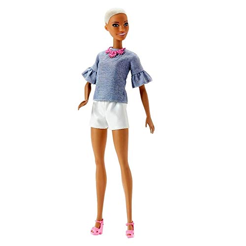 Barbie FNJ40 Fashionista Puppe mit Buzz Cut und weißer Shorts Barbie FNJ40 Fashionista Puppe mit Buzz Cut und weißer Shorts von Barbie