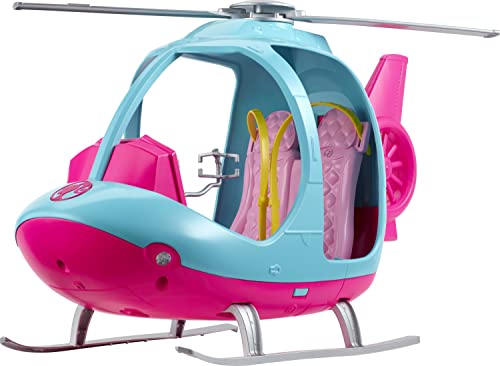 Barbie FWY29 - Hubschrauber in Pink und Blau, Spielzeug Geschenk für Kinder von 3 bis 7 Jahren von Barbie