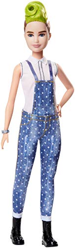Barbie Fashionistas Puppe im Latzhosenoutfit mit grüner Haarsträhne Barbie Fashionistas Puppe im Latzhosenoutfit mit grüner Haarsträhne von Barbie