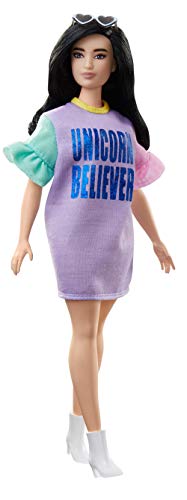 Barbie Fashionistas Puppe im pastellfarbenen Kleid mit Herzchenbrille Barbie Fashionistas Puppe im pastellfarbenen Kleid mit Herzchenbrille von Barbie