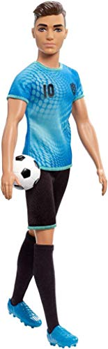 Barbie FXP02 - Ken Puppe als Fußballspieler, Spielzeug ab 3 Jahren von Barbie