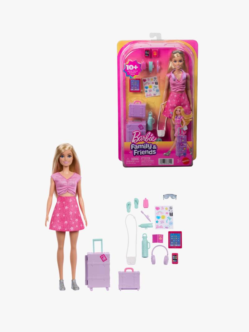 Barbie Family & Friends Modepuppe Malibu mit Reisezubehör Barbie Family & Friends Modepuppe Malibu mit Reisezubehör von Barbie