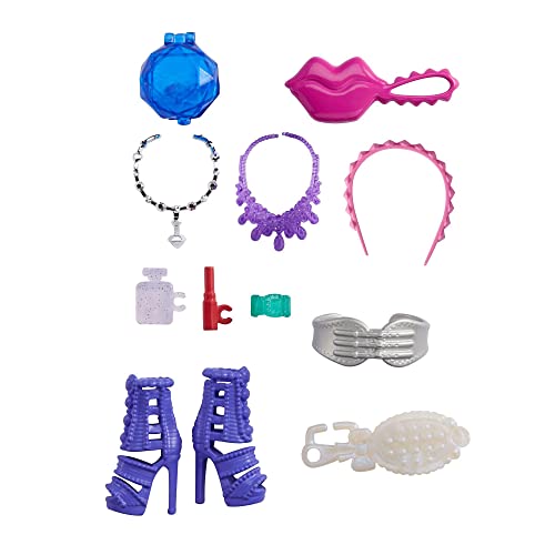 Barbie Fashion Pack - GRC15 - Beauty Fashion Storytelling Pack - Enthält 11 Accessoires - Neu von Barbie